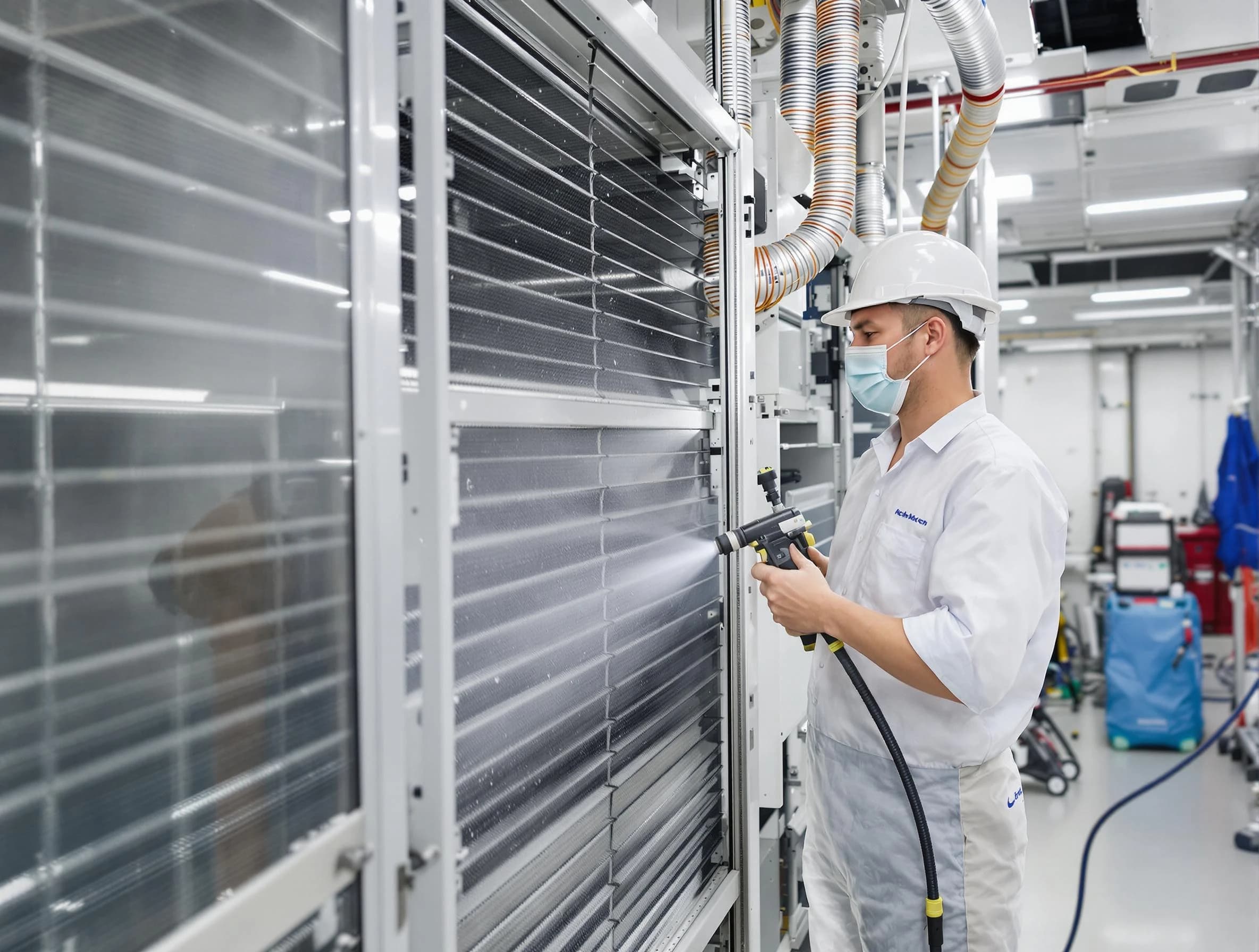 Professional AC coil cleaning by Cumberland Air Duct Cleaning in Cumberland