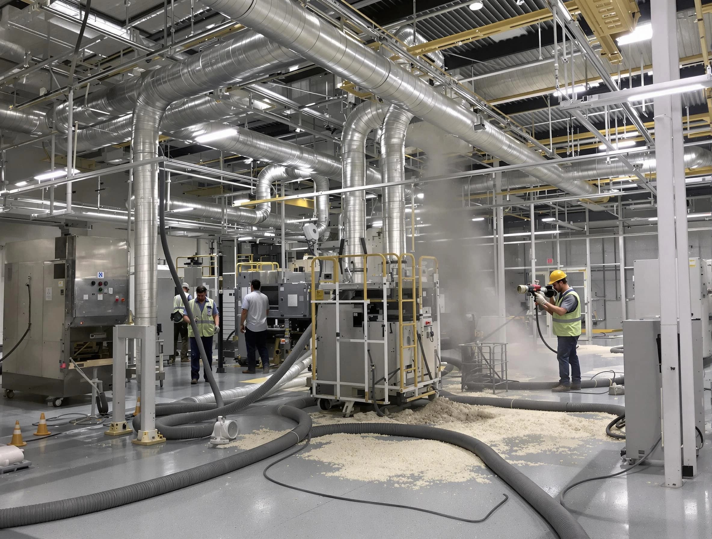 Heavy-duty industrial duct cleaning by Cumberland Air Duct Cleaning in Cumberland