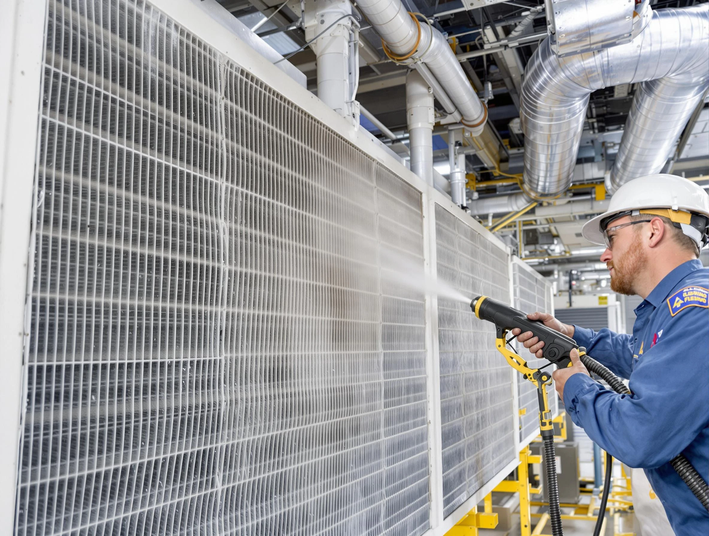 Professional commercial coil cleaning by Cumberland Air Duct Cleaning in Cumberland